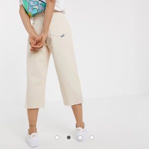 ASOS Curve Beige Crop Jeans